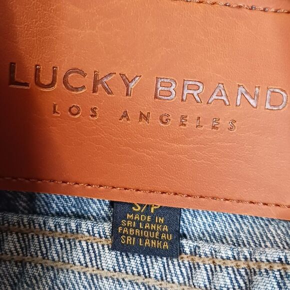 Lucky Brand Women's size S/P Tomboy Trucker Denim Button Jean Jacket - Picture 5 of 10